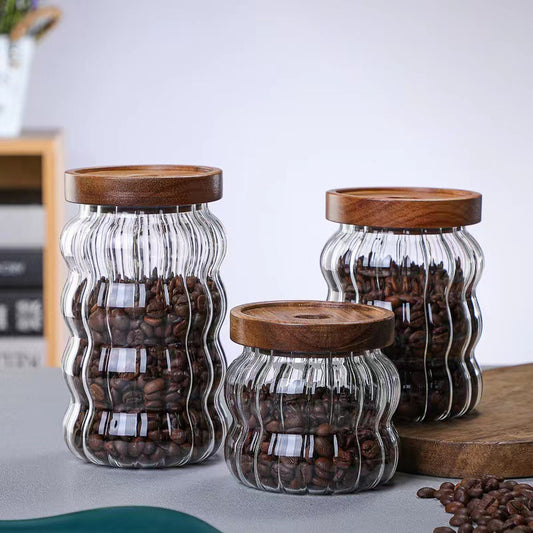 Glass Cannister Storage Jars