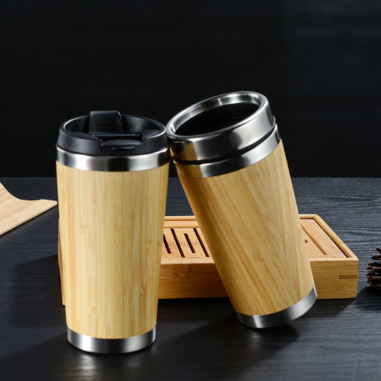 Bamboo Coffee Cup with Lid