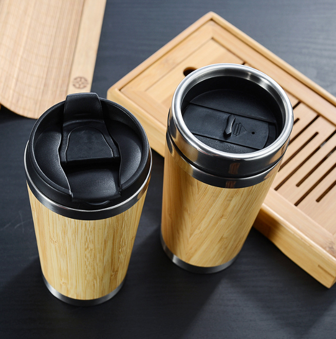 Bamboo Coffee Cup with Lid